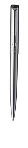 Parker S0723510 Vector Kugelschreiber (edelstahl mit edelstahleinfassung, blaue Tinte, Geschenkbox) - 2