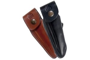 Laguiole Actiforge - Etui Cuir formé pour Couteau Laguiole - Fabrication Française Artisanale - Marron - sans Fusil