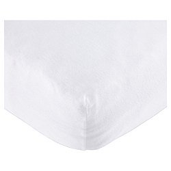 COT BED FITTED SHEET 70 X 140 CM/ SUPERIOR SOFT BLEND NATURAL COTTON/ WHITE