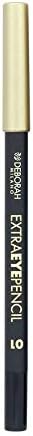 Deborah Milano - Extraeye Pencil N. 1 Matita Occhi Nera Waterproof, Formula a Lunga Tenuta, Tratti Precisi e Immediati per uno Sguardo Intenso senza Sforzo, Dermatologicamente Testata, N.1