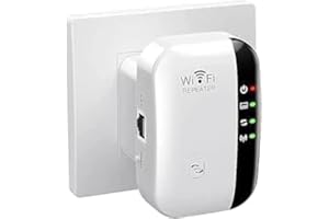 TELODA 2025 Newest WiFi Booster, WiFi Extender, WiFi Repeater, Covers Up to 3650 Sq.ft and 45 Devices, Internet Booster - with Ethernet Port, Quick Setup, Home Wireless Signal Booster -White