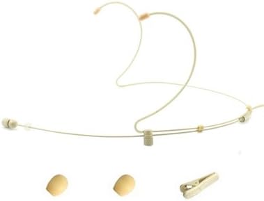 Headset Microphone YPA MH1-C4A Headworn Uni-Directional CARDIOID Mic For AKG Beige