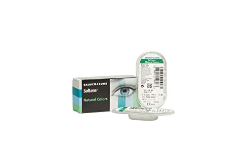 Bausch & Lomb -  Soflens Color - Lentes De Contacto de Color (Topacio), con y sin graduación - 2 unidades