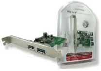 CLiPtec® 2 Port USB3 PCIe PCI Express Card [Superspeed USB 5Gbs, 900mA output]
