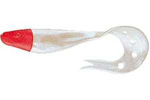 Delalande LEURRE Souple Sandra - 23CM - A l'unité, Blanc Nacré Tête Rouge, 62, 23