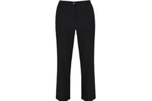 L S U Girls Half Elasticated School Trousers, Fine Lucky Fabric with Polyester, Elatane & Spandex Mix for Comfort Fit. Grils School Uniforn, Girls Pants from Size 7/8 to 16/17