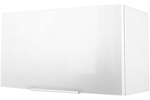 Berlioz Creations Mueble Alto de Cocina con Campana extractora 60 cm, Otro, Blanco Mate, 60 x 34 x 35 cm