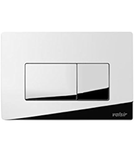 Placca Bianca Originale Valsir Per Cassetta WC Tropea | VS0871301 | Doppio Scarico | Compatibile Cubik S - Foto 9