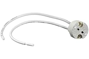 LISSEK 5 x Keramik Lampenfassung Halogen LED Fassung G4 GX5,3 GY6,35 MR11 MR16 Sockel