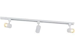 Qazqa jeana - Système sur rail spot luminaire plafond, plafonnier compatible pour led - 3 lumière - L 100 cm - Blanc - Moderne - éclairage intérieur - Salon I Chambre I Cuisine I Salle à manger