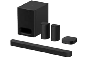 Sony Bravia Theatre System 6, 5.1ch Sonido Envolvente, 1000W, Altavoces Traseros y subwoofer Incluido, Dolby Atmos, DTS:X, Voice Zoom 3 con IA con BRAVIA TV, DSEE, Multi Stereo Mode, Fácil Control