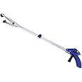 TONSYL Reacher Grabber 32" Extra Long Folding Reaching Claw Heavy Duty Mobility Aid Arm Extender Gripper Tools for Trash Pick Up Litter Picker Garden Nabber Elderly Arthritis Reach Assist Tool