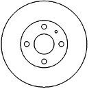 Preisvergleich Produktbild Mapco 25529 Single Bremsscheibe