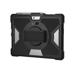 Urban Armor Gear Etui avec Norme Militaire américaine Coque Case Cover pour Microsoft Surface Go - noir [Courroie de maintien 360°, porte-stylet] - 321075B14040