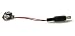 Produktbild com-four® 9V Batterie Clip mit DC Stecker 2,2 x 5,5mm Adapter (1 Stück)