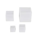 ☆ CUBOS DE 4 TAMAÑOS --- Hay moldes cúbicos de 4 tamaños: 2.2 × 2.2 × 2.2 pulg., 1.6 × 1.6 x 1.5 pulg., 1.2 x 1.2 x 1.1 pulg. Colgantes o resinas diferentes, cumpliendo sus diversos propósitos.