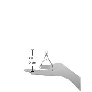 Tweezerman Medium Cobalt Stainless Cuticle Nipper 1/2 Jaw - Image 4