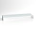 Produktbild DURATABLE® TV Glasaufsatz Glastisch LCD Tisch Aufsatz Monitorerhöhung Fernsehtisch Glas Schrankaufsatz Aufsatz Fernseher Erhöhung superweiß 1100mm x 300mm x 130mm