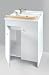 Produktbild Mobile Waschbecken 2 Türen weiß matt cm H88 L61 p50.3