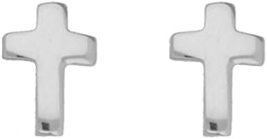 Accento Sterling Silver Cross Earring Stud