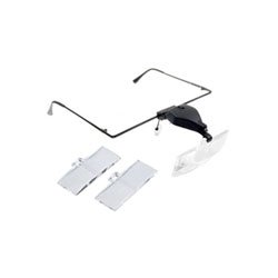 Magnifier Glasses / Magnifying Spectacles / Hands Free Head Loupe / 3 Lens 1.5x 2.5x 3.5x Eyelash Extensions procedure and other beauty treatments / Semi-permanent eyelash extensions / False eyelash extensions / Fake eyelash extensions