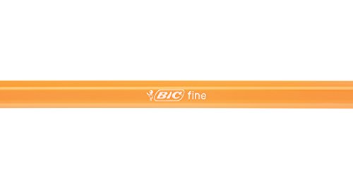 BIC Kugelschreiber Orange fine / 20 Kulis in Blau / Strichstärke 0,35 mm – fein / Dokumentenecht - 5