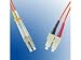 Produktbild MicroConnect LC/PC-SC/PC 10 m LWL-Kabel (LC, SC, Männlich/männlich, 10 m, 200/500 MHz. KM) Orange