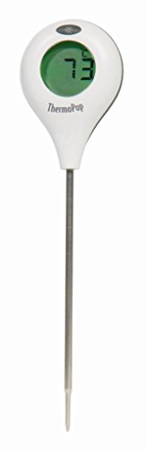 Thermopop ® Thermometer mit 360° drehbar, display, leicht ablesbar in jeder hand! (weiß)