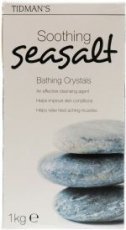 Tidmans 1 kg Soothing Sea Salt Bathing Cystals