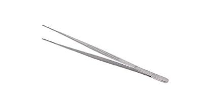 De Buyer 4238.25 Pince Fine de Présentation Acier Inoxydable Gris 25 cm