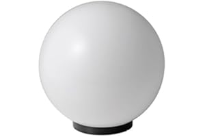 MARECO LUCE S.R.L Mareco Luce 1080301B Lampada Sfera Lampione in acrilico Bianco 75W Attacco E27 Diametro 30 cm