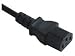 Produktbild HP Hewlett Packard Enterprise 8121 – 0823 3 m Koppler C13 schwarz Kabel Elektrische – Cables elektrischen (schwarz, männlich/weiblich, 3 m, Koppler C13)