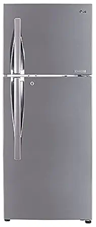 LG 260 L 2 Star Frost-Free Smart Inverter Double-Door Refrigerator (GL-T292RPZY, Shiny Steel, Convertible with Door Cooling+)