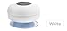 Produktbild JINRU Mini Bluetooth Lautsprecher - Tragbarer Lautsprecher Lauter Stereo Sound, Rich Bass, Wasserdicht, 4-5 Stunden Spielzeit, Saugnapf, Badezimmer Kann Verwendet Werden,White