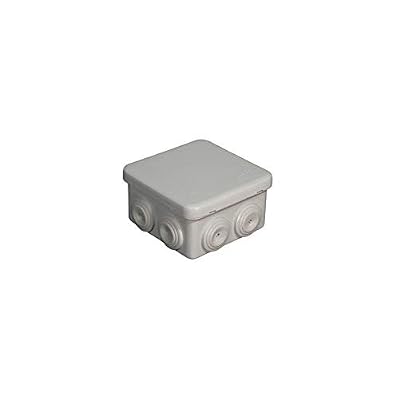 Eurohm boite de dérivation étanche carrée IP55 80 x 80 x 45 mm fermeture par enclipsage