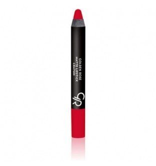 Golden Rose Matte Lipstick Crayon #07 Fire Brick Red II by Golden Rose