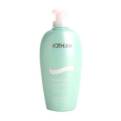 Biotherm (public) Biosource Leche limpiadora de maquillaje 400 ml - Removedores de maquillaje (Leche limpiadora de maquillaje, Mujeres, Piel mixta, Piel normal, Frasco dispensador, 400 ml, 83 mm)