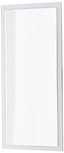 Robas Lund 52124W1 Sydney Spiegel mit Facettenschliff, hochglanz, weiß, lackiert, Montage im Hoch- und Querformat