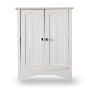 White Under Sink Bathroom Storage Cabinet