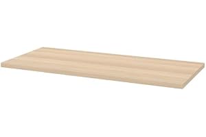 LAGKAPTEN bordsskiva, 140 x 60 cm, vitfärgad ekeffekt
