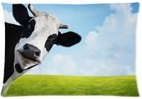 HOMALL Square Modern Yellow Gray Geometric Stripes Pattern Throw Pillow Cover Cotton and Polyester Throw Pillow Case Shell Home Decorative Cushion Cover 18x18 inches(One Side)