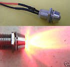 Preisvergleich Produktbild 3x LED rot mit Fassung verkabelt 12V