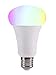 Produktbild GT Smart Bulb LED WiFi-Lampe/Dimmbare RGB-Lampe mit Mehrfarben- / Fernbedienung/Kompatibel mit Amazon Alexa/Echo/Google Home und IFTTT / 1Pack Warm White 7.0W ohne Hub