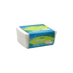 Always feminine wipes tub, lightly scented - 40 ea [Personal Care]