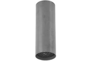 Qiilu Catalizzatore per Tubo di Scarico per Moto Catalizzatore per Silenziatore di Scarico Centrale Anteriore Universale per Moto (35 * 100 mm)