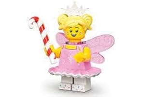 FCP LEGO Series 23 Sugar Fairy Minifigure 71034 (Bagged), Yellow, green