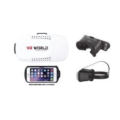 Gafas de Realidad Virtual VR World - ART1081. Compatibles con iOS y Android. Lentes Fabricadas en Cristal, no plástico.
