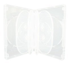 10 x CD DVD/Blu Ray 36 mm Klarsicht-Schutzhülle für 10 Discs für 10 Disc – Drachen Trading® Marken - 2