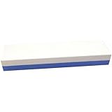 Abziehstein Korund blau/weiß von Zische - FEPA 220/400 (JIS 220/1000) - 6cm Breite + Gratis-Unterlage