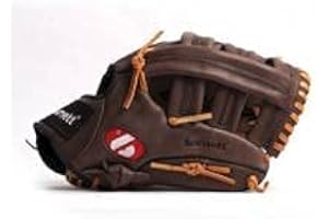 ‎BARNETT BARNETT GL-130 Baseball Handschuh, Echtleder, Wettkampf, Outfield & Softball 13", braun